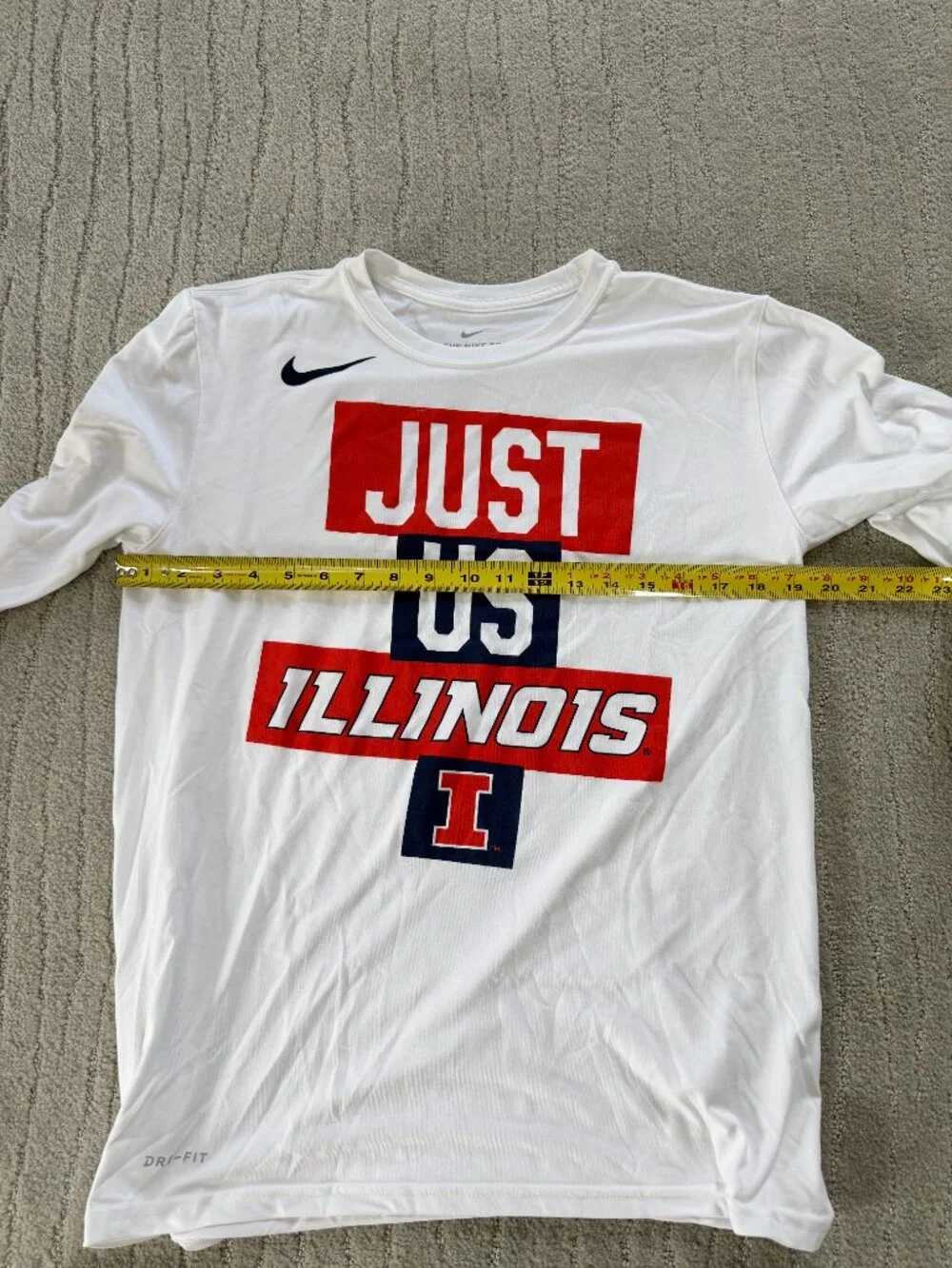 🏀 Nike Illinois Fighting Illini Dri-FIT Long Sleeve Shirt Men’s Medium NWT